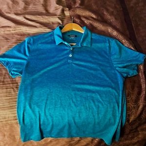 Alfani Polo, Medium, Ocean Blue